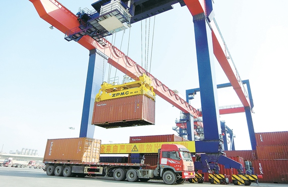 去年淮安港口貨物吞吐量位列全省內河港口第一